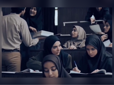 (ویدئو) برخورد عجیب دانشجوی بی اعصاب با همکلاسیش/ ببخشید ما سر راه شما نشستیم!