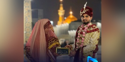 فیلم مراسم ازدواج زوج هندی در حرم مطهر امام رضا (ع)