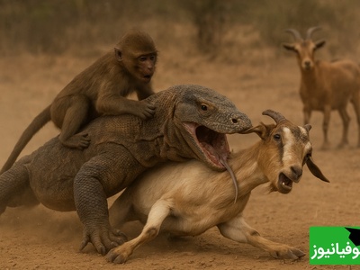 (ویدئو) مستند حیوانات راز بقا؛ جدال هولناک و وحشیانه اژدهای کومودو موذی با شتر، میمون، بز و...
