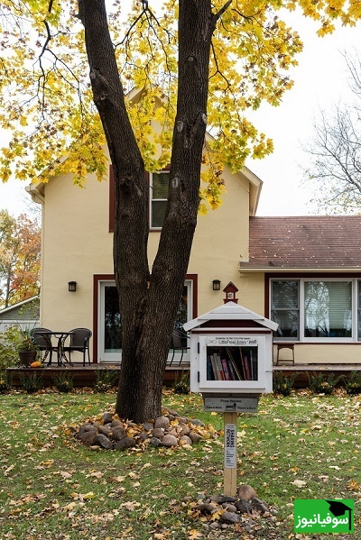 اولین کتابخانه کوچک ساختهشده توسط «تاد بول»