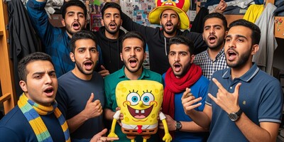 (فیلم) همخوانی خنده‌دار باب اسفنجی توسط دانشجویان ایرانی در خوابگاه وایرال شد! / شاهکاری از آینده‌سازان مملکت😂