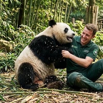 قانون جنگل؛ مستند حیات وحش/ نبرد تن به تن پانداهای پشمالو و انسان در قلمرو بامبوها +فیلم