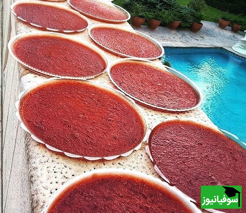 خشک کردن لواشک در آفتاب