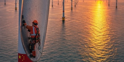 (ویدئو) غول‌های بادی چین در دریا؛ توربین‌هایی بزرگ‌تر از برج ایفل که برق هزاران خانه را تأمین می‌کنند