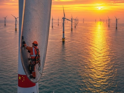 (ویدئو) غول‌های بادی چین در دریا؛ توربین‌هایی بزرگ‌تر از برج ایفل که برق هزاران خانه را تأمین می‌کنند