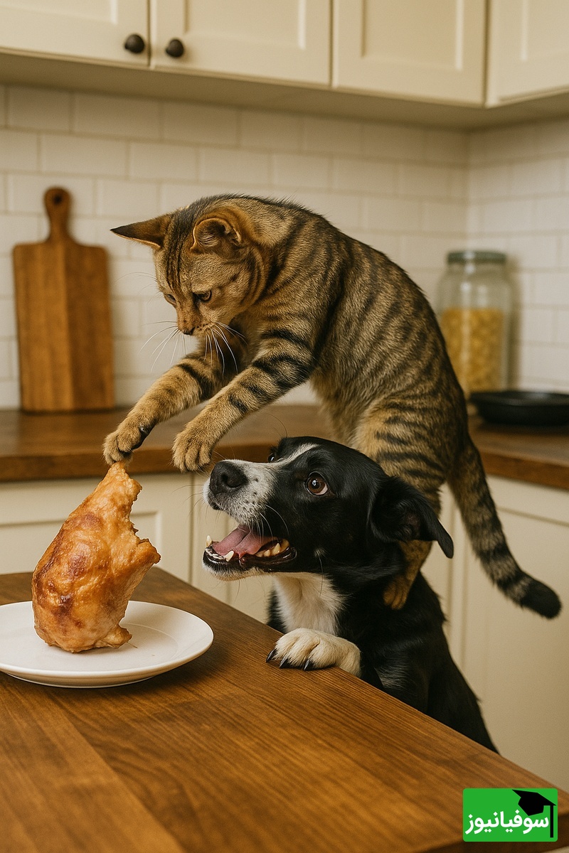 مأموریت غیرممکن؛ همکاری سگ و گربه برای اجرای سرقتی بی‌نقص