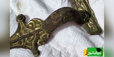 سنجاق سینه 1500 ساله با پوشش طلا در حفاری باستانی پیدا شد