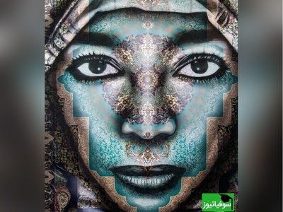 (عکس) پرتره‌های زنان روی فرش ایرانی/ آثار شگفت‌انگیز هنرمند فرانسوی و خودنمایی رنگ‌های ایرانی