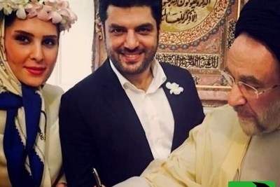 حضور بازیگران و هنرمندان ایرانی در جشن عروسی سام درخشانی/ سنگ تمام نفس بازغی در قامت ساقدوش و پژمان بازغی، علی اوجی، همایون شجریان، کامبیز دیرباز، پوریا پورسرخ، سهراب پاکزاد و...