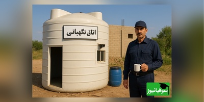 زنگ خلاقیت با کشاورز ایرانی/ ابتکار منحصر به فرد در تبدیل منبع آب به اتاق نگهبانی جهانی شد/ بفرما تکنولوژی