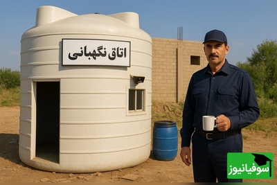 زنگ خلاقیت با کشاورز ایرانی/ ابتکار منحصر به فرد در تبدیل منبع آب به اتاق نگهبانی جهانی شد/ بفرما تکنولوژی