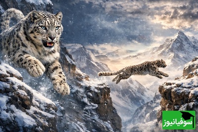 (ویدئو) مستند نایاب حیات‌وحش: پلنگ برفی، قهرمان پرش‌های مرگبار در ارتفاعات هیمالیا!