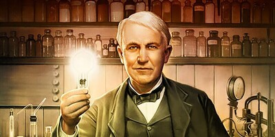 (عکس) لحظه‌ای که تاریکی تسلیم نور شد؛ اولین لامپ موفق توماس ادیسون