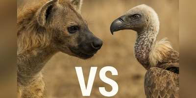 (ویدئو) تعقیب‌وگریزی پرتنش در طبیعت؛ کفتار تنها جانش را با یک پناهگاه غیرمنتظره نجات داد! / «یه بار جستی ملخک…»