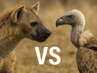 (ویدئو) تعقیب‌وگریزی پرتنش در طبیعت؛ کفتار تنها جانش را با یک پناهگاه غیرمنتظره نجات داد! / «یه بار جستی ملخک…»