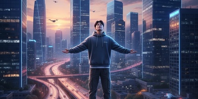 (ویدئو) حضور این اینفلوئنسر کره‌ای در ساحل باعث شد مردم فکر کنند دچار توهم شده‌اند! / واقعاً دنیای علم فیزیک بی‌انتهاست