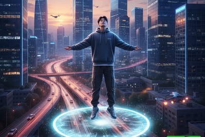 (ویدئو) حضور این اینفلوئنسر کره‌ای در ساحل باعث شد مردم فکر کنند دچار توهم شده‌اند! / واقعاً دنیای علم فیزیک بی‌انتهاست