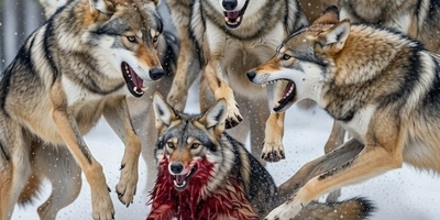 مستند حیات وحش/ رازبقا/ این قسمت: حمله گرگ های وحشی به صورت گله ای به شغال