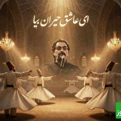 «ای عاشق حیران بیا» زیباترین شعر دیوان شمس با صدای غزل ساز «شهرام ناظری» شوالیهٔ آواز ایران/دیوانه و رقصان بیا...حیران بیا❤