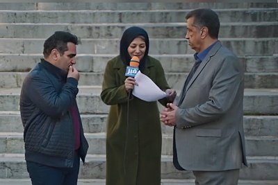 ویدیو| باج‌گیری رویا افشار از رئیس دانشگاه در حضور حسین رفیعی🤯😁