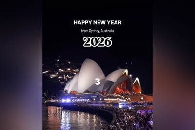 نگاهی به آتش‌بازی خیره‌کننده جشن سال نو میلادی 2026 در استرالیا، چین و کشورهای شرقی + ویدئو