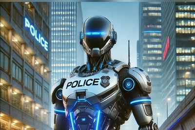 ویدئو | RT-G، ربات پلیس هوشمند که هم در خیابان‌ها گشت می‌زند هم زیر آب