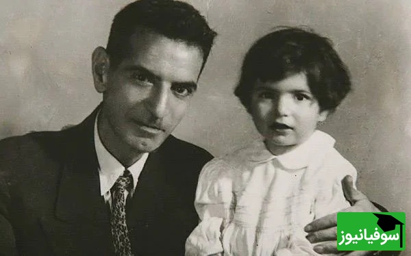 عکسی از استاد شهریار و دخترش
