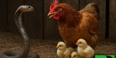 فیلم/ مستند حیات وحش حیوانات / نبرد مرغ با شاه کبرا