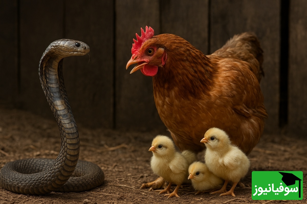 فیلم/ مستند حیات وحش حیوانات / نبرد مرغ با شاه کبرا