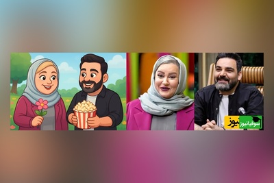 انیمیشن جذاب احسان علیخانی و نعیمه نظام دوست با گیر دادنای نعیمه هم رسید/ هر چی تا حالا دیدی بزار کنار که این آخر خنده ست+ ویدیو