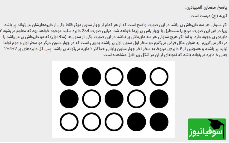 تست هوش ریاضی