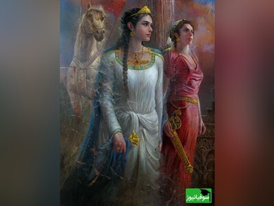 ویدیو/ مقبرۀ «پارس بانو» دختر یزدگرد ساسانی با چیدمان ایرانی و نمادهای زرتشتی در دل کوه‌های سر به فلک کشیدۀ یزد