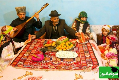 نوستالژی امروز؛ دورهمی هنرمندان قدیم و عاشیق‌خوانی آذربایجانی در شب یلدا + ویدئو