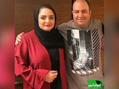 (ویدئو) مجسمه هنری نرگس محمدی در دستان همسرش/ شوق و ذوق  و تحسین دیدنی علی اوجی: خیلی نرگسه، نه؟