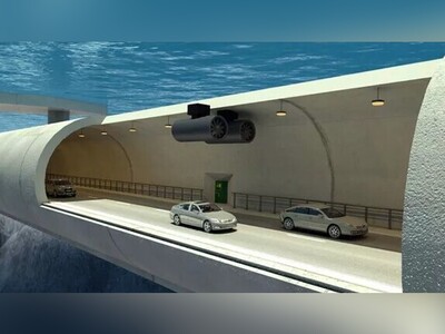 ویدیو/ چین خدای معماری نامحسوس/ تونل جادویی زیر بحری در یانگ چنگ