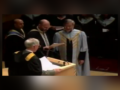 (ویدئو) جشن فارغ‌التحصیلی حسن روحانی در دانشگاه گلاسکو اسکاتلند