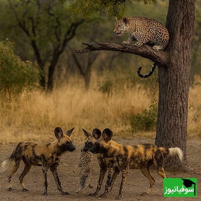 (ویدئو) مستند حیات وحش حیوانات/ ماجرای امروز راز بقا: لحظه‌ای که نفستان بند می‌آید؛ مبارزه پلنگ مادر برای حفظ توله‌اش در برابر گله سگ‌های وحشی