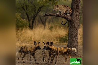 (ویدئو) مستند حیات وحش حیوانات/ ماجرای امروز راز بقا: لحظه‌ای که نفستان بند می‌آید؛ مبارزه پلنگ مادر برای حفظ توله‌اش در برابر گله سگ‌های وحشی
