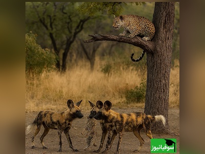 (ویدئو) مستند حیات وحش حیوانات/ ماجرای امروز راز بقا: لحظه‌ای که نفستان بند می‌آید؛ مبارزه پلنگ مادر برای حفظ توله‌اش در برابر گله سگ‌های وحشی