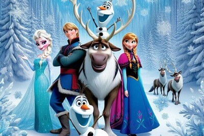 ویدیو آموزشی کاربردی / یادگیری زبان انگلیسی با انیمیشن پرطرفدار «Frozen» همراه با زیرنویس فارسی چسبیده