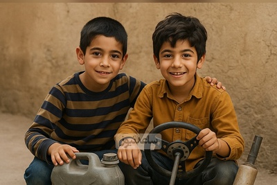خلاقیت حماسه‌آفرین دو برادر ایرانی برای ساخت خودرو، فقط ببین با وسایل بلااستفاده چی ساختن! / ایلان ماسک‌های آینده اینان