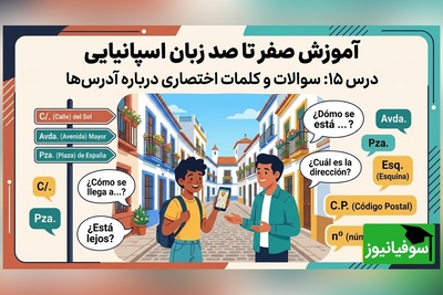 آموزش رایگان صفر تا صد زبان اسپانیایی؛ درس پانزدهم: سوالات و کلمات اختصاری درباره آدرس‌ها به زبان اسپانیایی