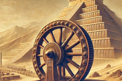 (عکس) شاهکار 4 هزار ساله چغازنبیل/ چرخ ایلامی موزه ملی روایتگر نبوغ مهندسان ایران باستان