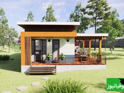 (ویدیو) معماری جنجالی و جالب یک خانه روستایی که فقط 60 متر زمین دارد؛ اوج معماری خلاقانه، عجیب و زیبا