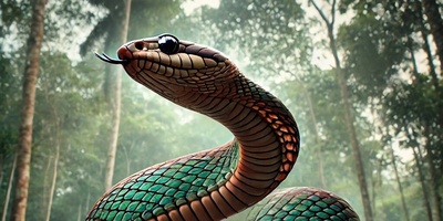 (ویدئو) مستند حیات وحش روز| آیا داستان مارهای افسانه‌ای که پرواز می‌کردند را شنیده بودید؟ این یکی واقعی است!