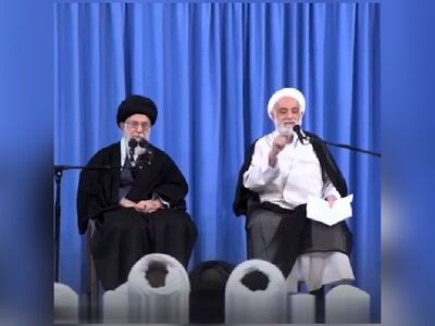 (ویدئو) تفسیر نیم دقیقه‌ای استاد قرائتی از قرآن در محضر مقام معظم رهبری/ خنده‌های شیرین رهبر انقلاب