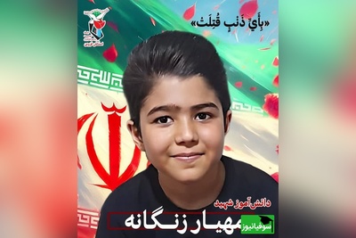 (ویدئو) تصاویر دیده‌نشده از لحظه شهادت دانش‌آموز قزوینی مهیار زنگنه در حیاط مدرسه