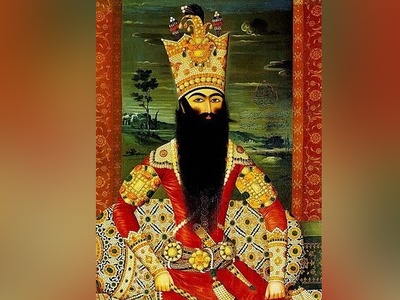 (ویدئو) مرمت تابلوی فتحعلی شاه قاجار با تکنیک و مهارت تمام‌عیار در موزه ویکتوریا و آلبرت لندن