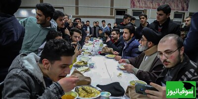 (ویدئو) گفت‌وگویی صمیمی و همسفره شدن شهید آیت الله آل‌هاشم با دانشجویان دانشگاه تبریز در سلف