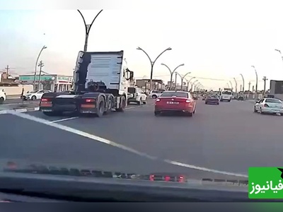 28 کشته و زخمی براثر برخورد یک کامیون به 30 خودرو / ویدئوی لحظه برخورد